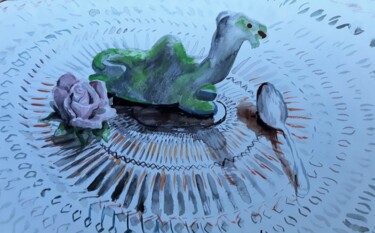 图画 标题为“Still Life 2000 Nr.…” 由Berthold Von Kamptz, 原创艺术品, 其他