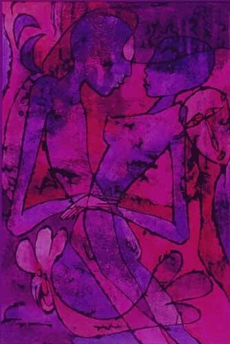 Malarstwo zatytułowany „No.G4” autorstwa Małgorzata Krasucka, Oryginalna praca, Olej