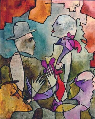 Malarstwo zatytułowany „No.K2” autorstwa Małgorzata Krasucka, Oryginalna praca