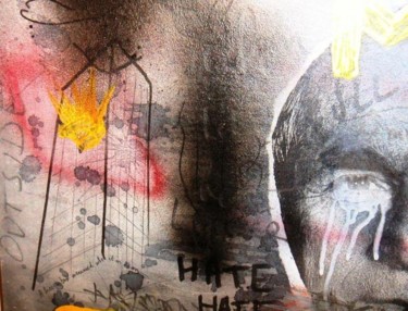 Peinture intitulée "Détail de A Tree Is…" par Toytoy, Œuvre d'art originale