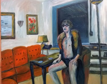 绘画 标题为“Lonely In The Night” 由Berthold Von Kamptz, 原创艺术品, 油