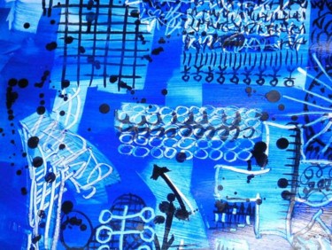 Peinture intitulée "Détail N°14 ou Die…" par Toytoy, Œuvre d'art originale