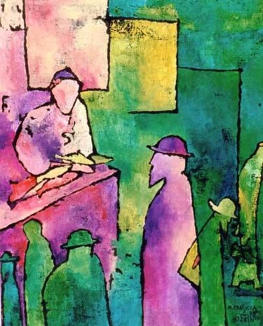 Malarstwo zatytułowany „No.G56 Jerozolima4” autorstwa Małgorzata Krasucka, Oryginalna praca