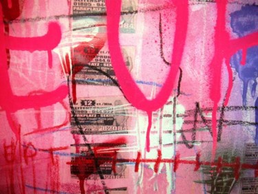 Peinture intitulée "Détail HS" par Toytoy, Œuvre d'art originale