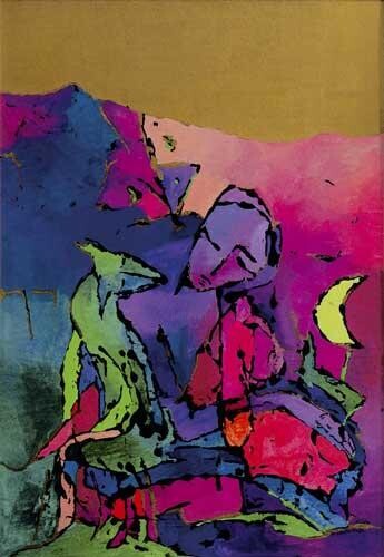 Malarstwo zatytułowany „No.G21” autorstwa Małgorzata Krasucka, Oryginalna praca