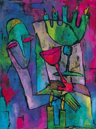 Malarstwo zatytułowany „No.P51” autorstwa Małgorzata Krasucka, Oryginalna praca