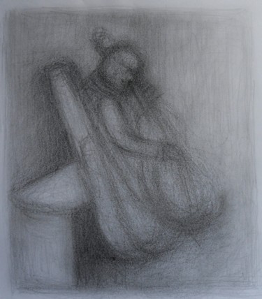 제목이 "Studio nr 58"인 그림 Francesco Cagnato로, 원작, 흑연