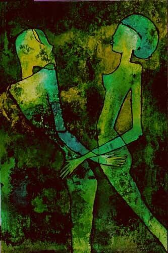 Malarstwo zatytułowany „No.K22” autorstwa Małgorzata Krasucka, Oryginalna praca, Olej