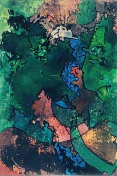 Malarstwo zatytułowany „No.K36” autorstwa Małgorzata Krasucka, Oryginalna praca, Olej Zamontowany na Drewniana rama noszy