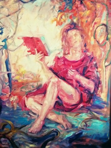绘画 标题为“Study” 由Nagia Chrisanthacopoulou, 原创艺术品, 油