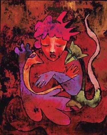 Malarstwo zatytułowany „No.K13” autorstwa Małgorzata Krasucka, Oryginalna praca, Olej