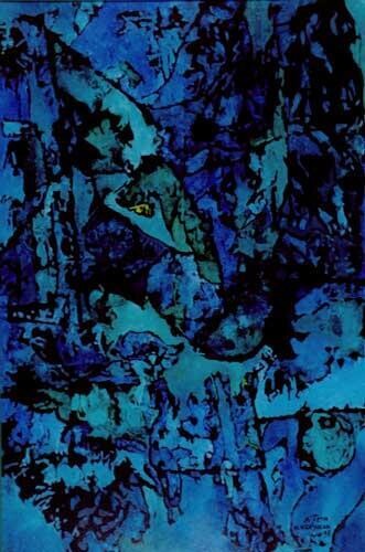 Malarstwo zatytułowany „No.G18” autorstwa Małgorzata Krasucka, Oryginalna praca