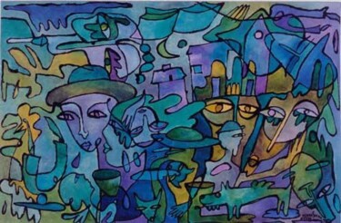 Malarstwo zatytułowany „No.G57” autorstwa Małgorzata Krasucka, Oryginalna praca