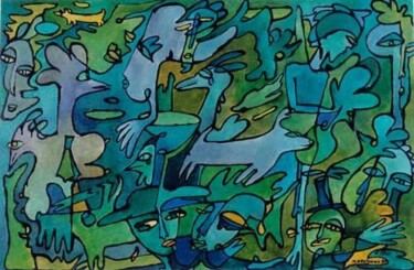 Malarstwo zatytułowany „No.K58” autorstwa Małgorzata Krasucka, Oryginalna praca