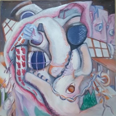 Peinture intitulée "La nostalgie du ven…" par François Devreux, Œuvre d'art originale, Huile