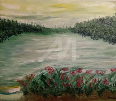 "On barque action ©" başlıklı Tablo Bega tarafından, Orijinal sanat, Petrol