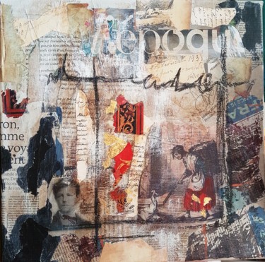 Peinture intitulée "Temps Rimbaud" par Maty, Œuvre d'art originale, Acrylique