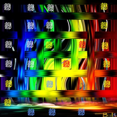 Ultrapassando o inconsciente Artes digitais intitulada "Ultrapassando o inc…" por Belcrei Du'Brasil, Obras de arte originais, Pintura digital