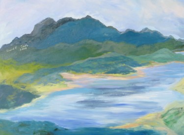 Painting titled "BAYSHORE" by David Cade, Original Artwork, Oil