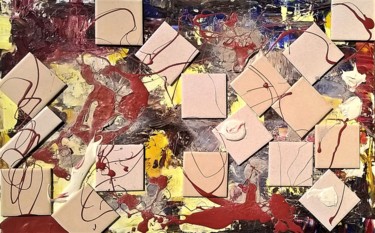 Painting titled "DYNAMIC ENERGY" by David Cade, Original Artwork, Acrylic