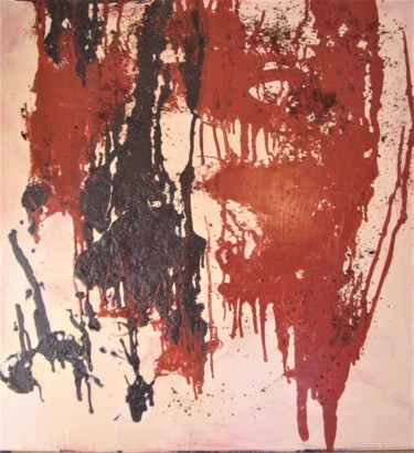 Painting titled "SPACE TRANSMITTING…" by David Cade, Original Artwork, Acrylic