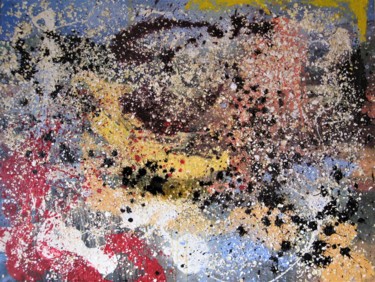 Painting titled "STARDUST MEMORIES" by David Cade, Original Artwork, Acrylic
