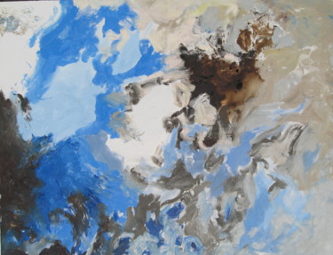 Painting titled "SUMMER STORM" by David Cade, Original Artwork, Oil