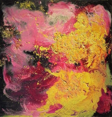 Painting titled "SUNSETS ON THE ASTE…" by David Cade, Original Artwork, Acrylic