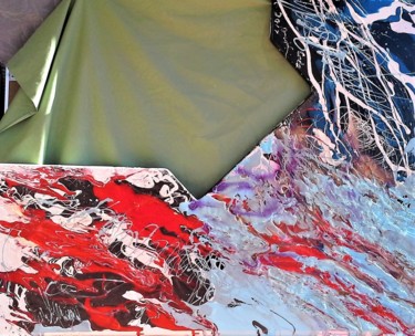 Painting titled "WINGS" by David Cade, Original Artwork, Acrylic