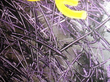 Peinture intitulée "C'est Marqué Dessus" par Toytoy, Œuvre d'art originale