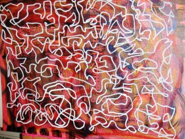 Peinture intitulée "Même Pas Fini" par Toytoy, Œuvre d'art originale