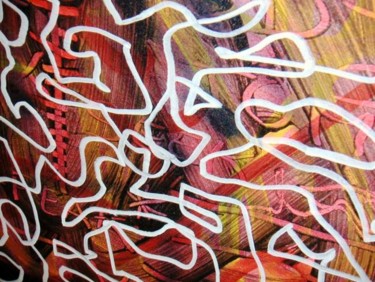 Peinture intitulée "Détail Même Pas Fini" par Toytoy, Œuvre d'art originale