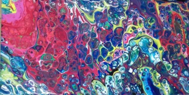 Peinture intitulée "L’alchimiste" par Hkine, Œuvre d'art originale, Acrylique