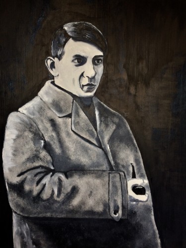 Картина под названием "Pablo" - Andre Von Petrus, Подлинное произведение искусства, Масло