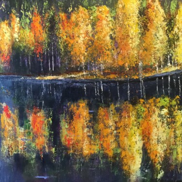 Peinture intitulée "Quelque part dans l…" par Anne Vignau, Œuvre d'art originale