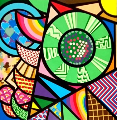 Peinture intitulée "Coupe du Monde 2018" par Selda, Œuvre d'art originale, Acrylique