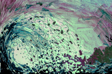 Digitale Kunst mit dem Titel "parti dans les vagu…" von Julianna Dávid, Original-Kunstwerk, Andere