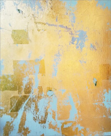 Painting titled "GOLD LXXXI" by Ilgvars Zalans, Original Artwork, Acrylic