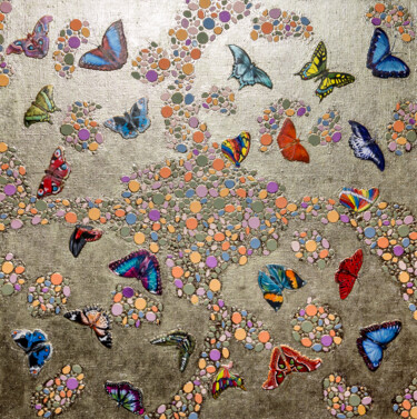 绘画 标题为“Butterfly dance” 由Larisa Ruy, 原创艺术品, 丙烯