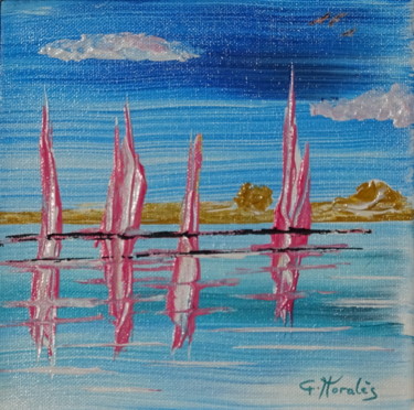 Peinture intitulée "Atmosphère" par Gilbert Morales, Œuvre d'art originale, Acrylique