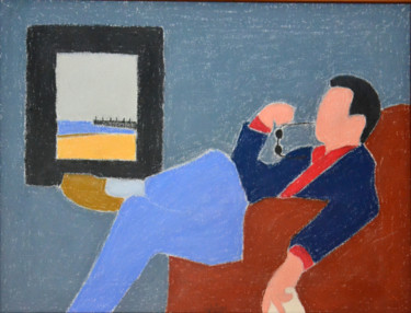 Peinture intitulée "q39-sem-titulo.jpg" par Celestino Martins Soares Ferreira, Œuvre d'art originale