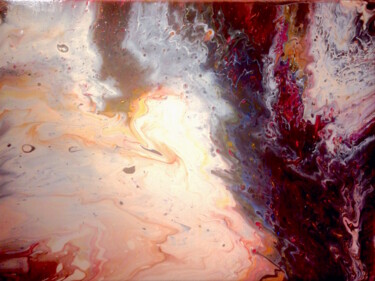 Peinture intitulée "Planète" par Emma Laroche, Œuvre d'art originale, Acrylique