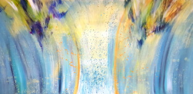 water wood #artistsupportpledge Painting titled "water wood #artists…" by Sabina Kiss, Original Artwork, Acrylic