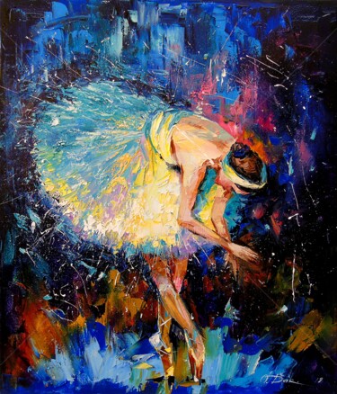绘画 标题为“Ballerina” 由Olha, 原创艺术品, 油