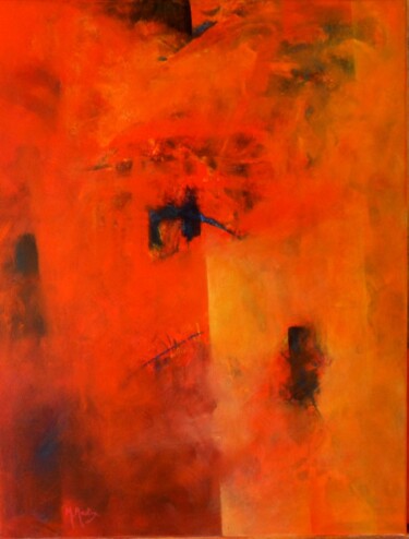 Peinture intitulée "Errance n°1" par Michèle Radix, Œuvre d'art originale, Acrylique