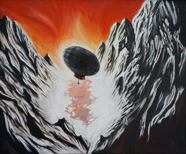 Pintura intitulada "Searching the light" por Luis Ortega Lopez, Obras de arte originais, Óleo