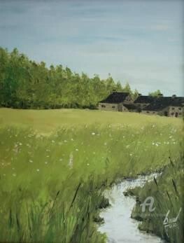Peinture intitulée "No Title" par Serge Toulgoat, Œuvre d'art originale, Huile
