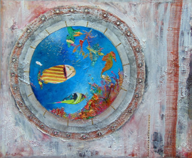 Peinture intitulée "les madfishes 3" par Sophie Jallet, Œuvre d'art originale, Acrylique