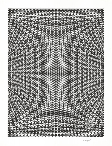 Dessin intitulée "003.jpg" par Michaël Cugnet, Œuvre d'art originale, Encre