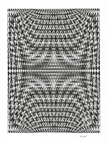 Dessin intitulée "009.jpg" par Michaël Cugnet, Œuvre d'art originale, Encre